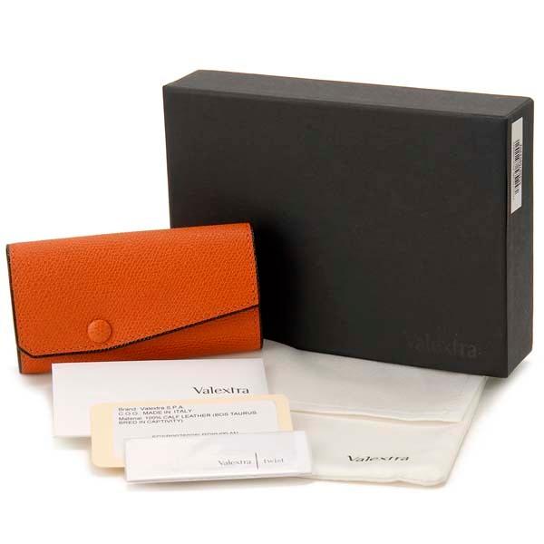 Valextra ヴァレクストラ キーケース オレンジ V1L76-028-00AR