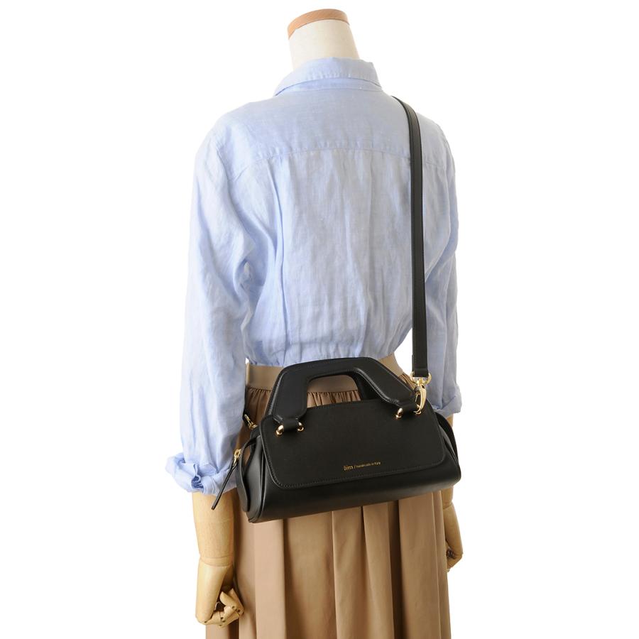 訳あり 背面に傷あり aim エイム ハンドバッグ レディース ブラック