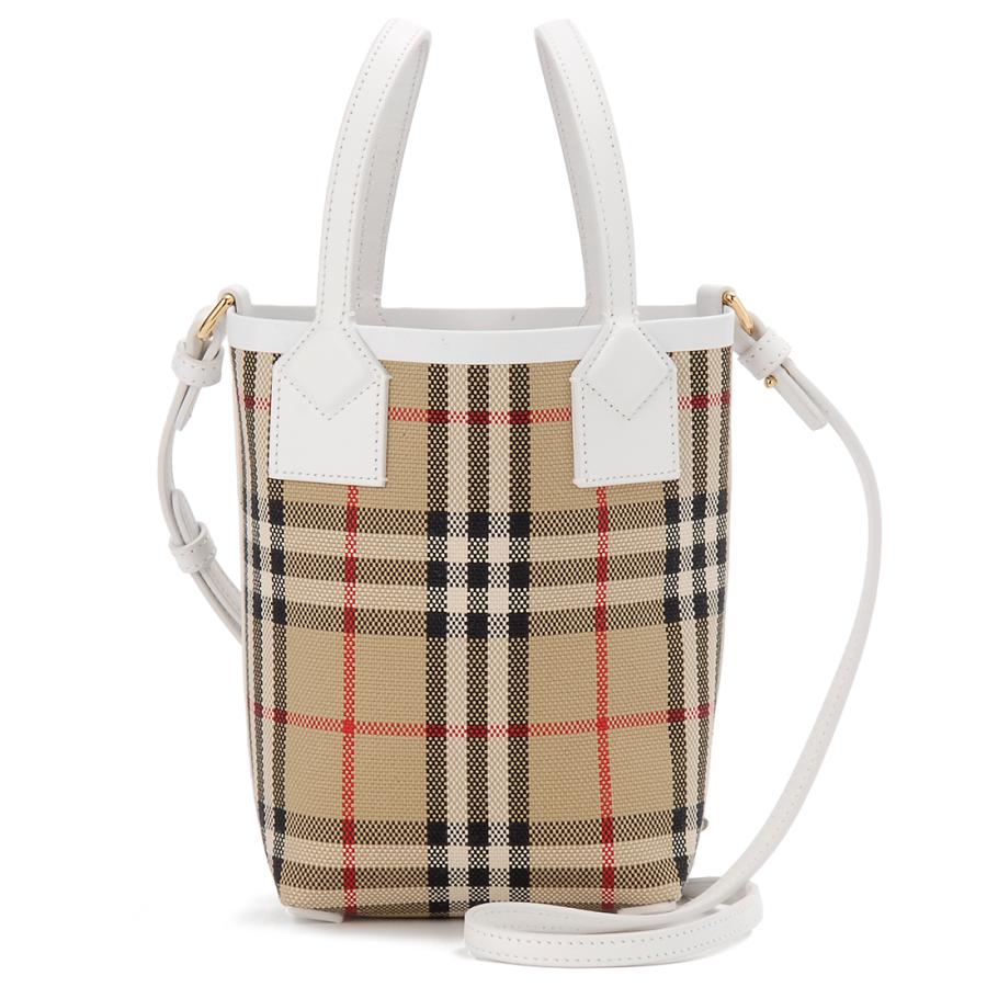 訳あり　内側に汚れあり　BURBERRY バーバリー ショルダーバッグ レディース 8072348 ミニ ロンドン トート | 