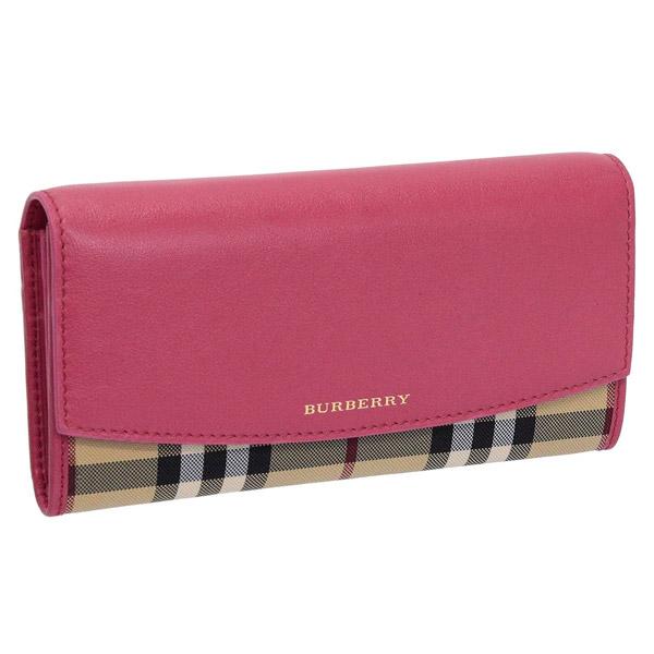 BURBERRY（バーバリー） 訳あり 財布かぶせ革表面に黒い点あり 財布 長