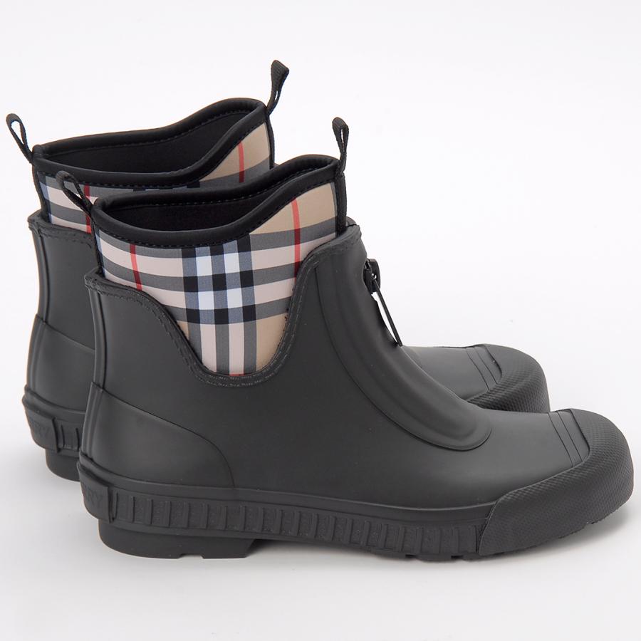 訳あり 箱不良 BURBERRY バーバリー レインブーツ 24cm レディース