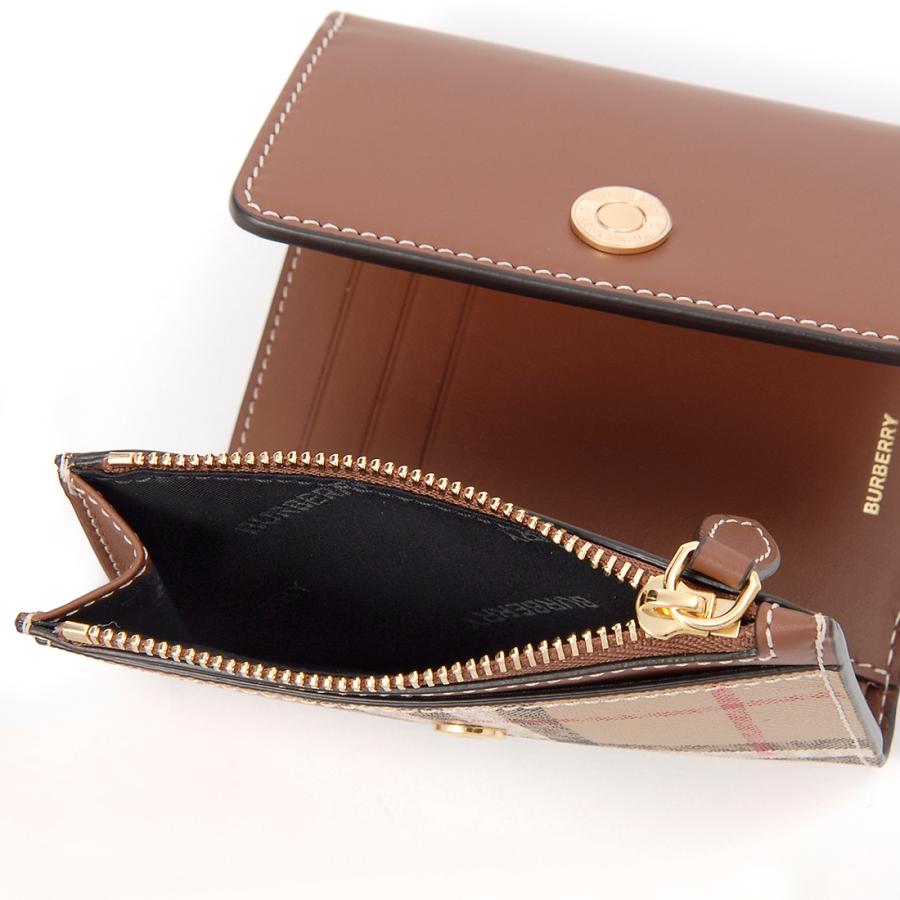 訳あり 保護袋なし BURBERRY バーバリー 三つ折り財布