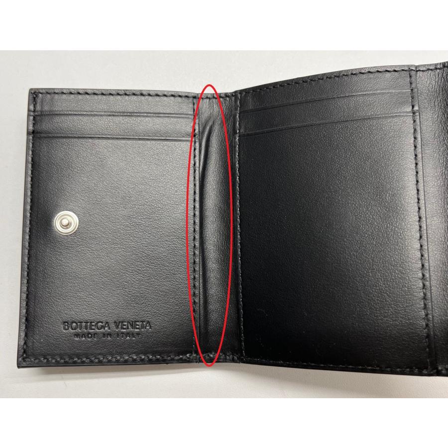 訳あり 内側折りたたみ部分にたわみあり Bottega Veneta ボッテガ