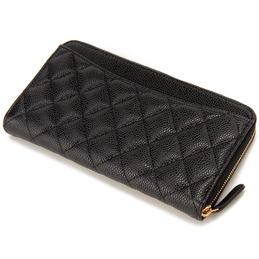 訳あり 正面左下に僅かに革擦れあり CHANEL シャネル 長財布