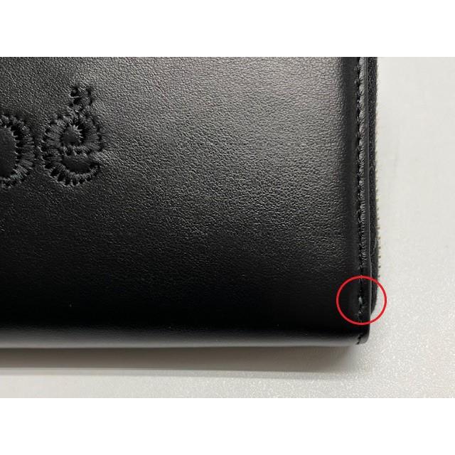 訳あり 正面右下の縫製の色間違い クロエ Chloe 長財布 レディース