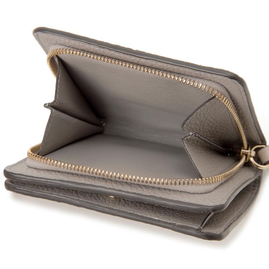 訳あり 正面ロゴのホログラム不良 クロエ Chloe 二つ折り財布 ピンク