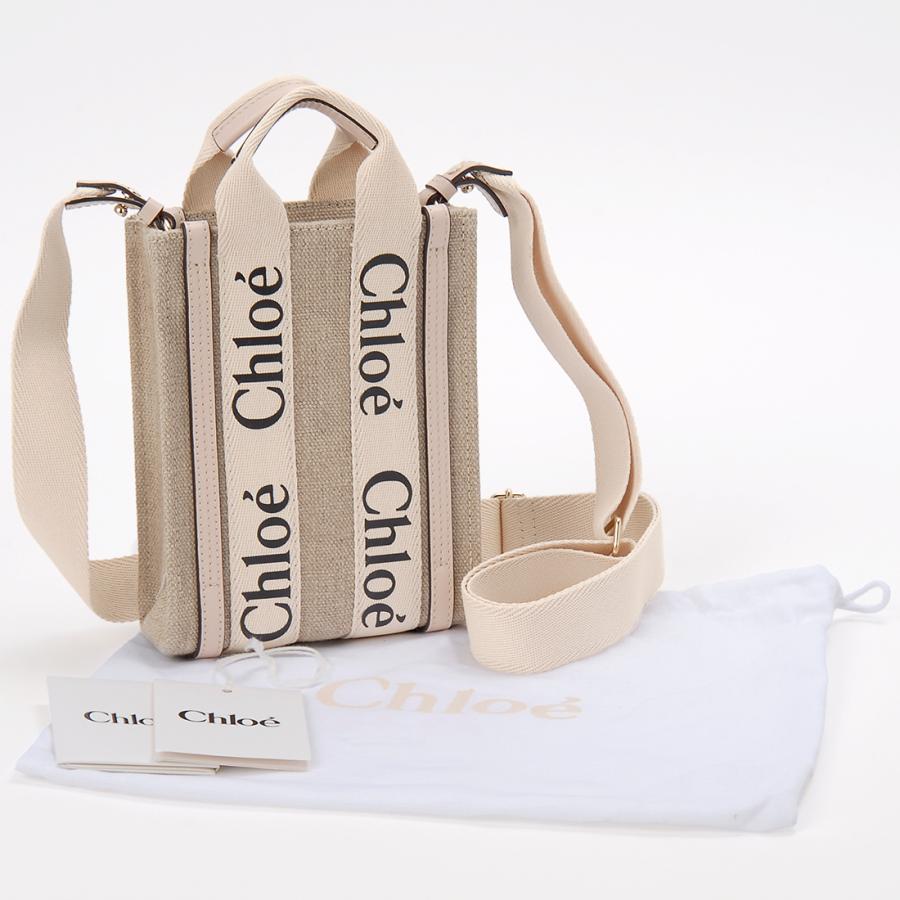 訳あり 持ち手革破れ Chloe クロエ ショルダーバッグ レディース 24AP243 I26 6J5 WOODY ウッディ Chloe（クロエ） 訳あり 持ち手革破れ ショルダーバッグ レディース