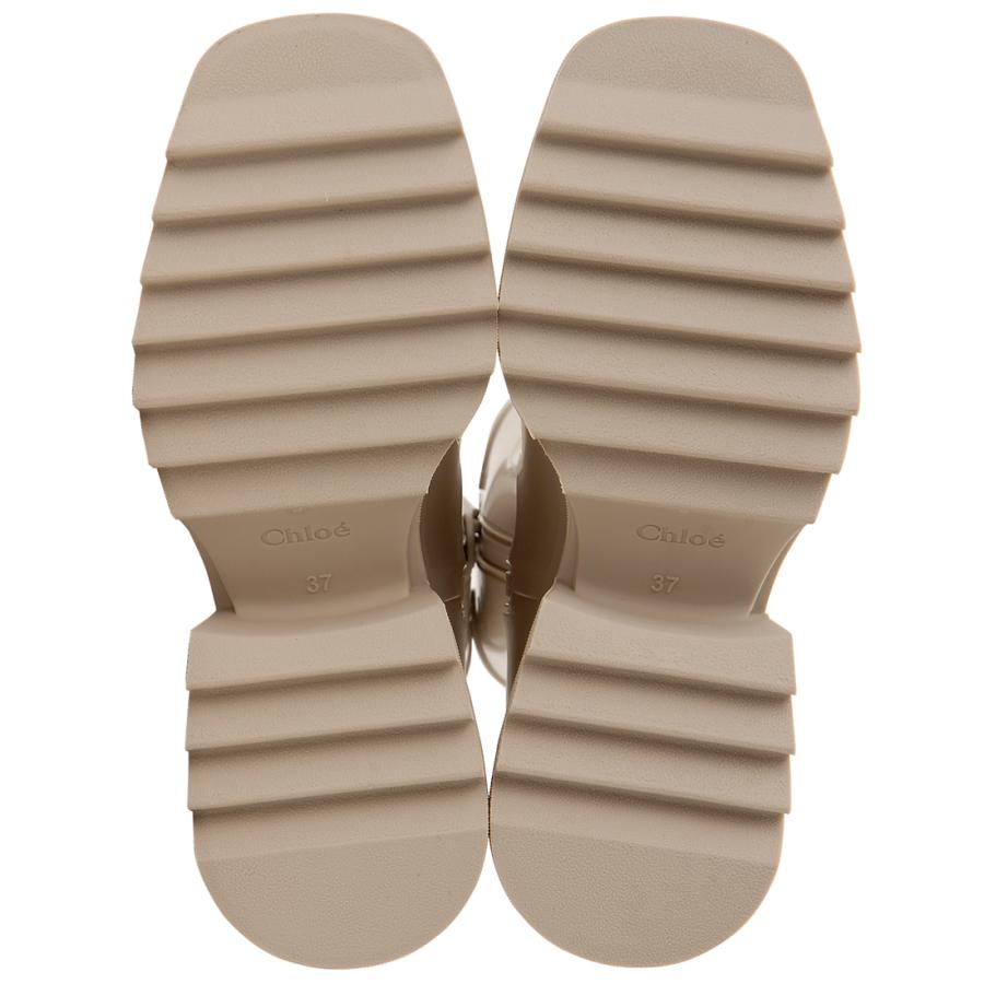 Chloe レインブーツ Betty ベージュ37(24-24.5) 訳あり 全体的に変色