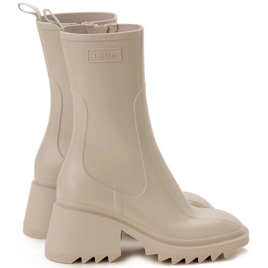 クロエ　CHLOE　レインブーツ　ベージュ　38サイズ 新品 訳あり 全体的に変色あり Chloe クロエ レインブーツ 25cm相当