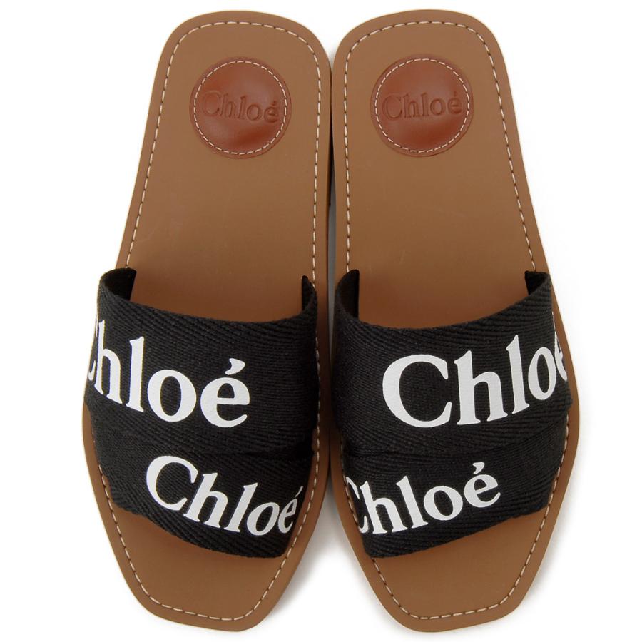訳あり 箱潰れ Chloe クロエ サンダル23cm レディース ブラック