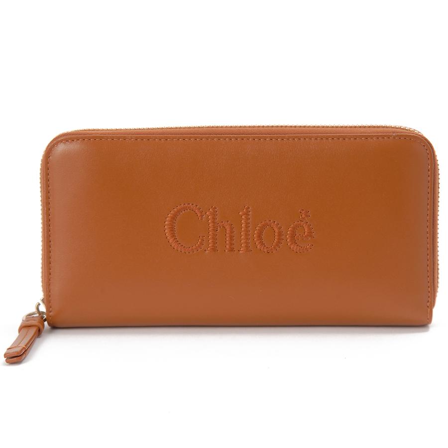 極美品　箱付き　Chloe クロエ　長財布　ロングウォレット　レザー　ブラウン 訳あり 箱潰れ Chloe クロエ 長財布 レディース ブラウン 23AP970 I10