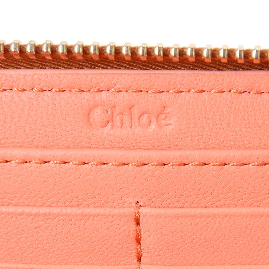 訳あり 箱潰れ Chloe クロエ 長財布 レディース ブラウン 23AP970 I10