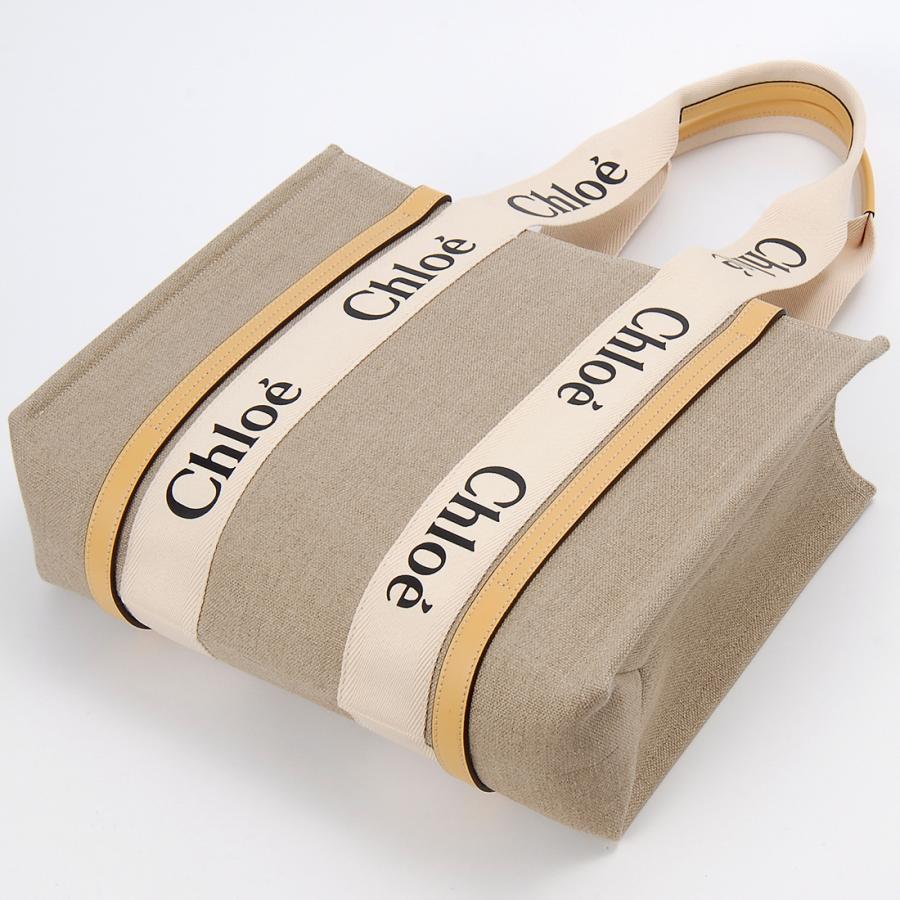 訳あり 保護袋なし、正面左下に生地不良あり クロエ Chloe トート