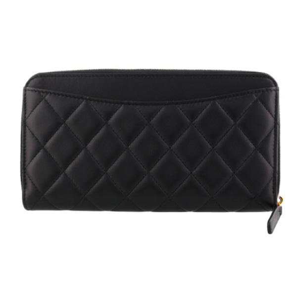CHANEL（シャネル） 訳あり キズあり 長財布 マトラッセ ブラック