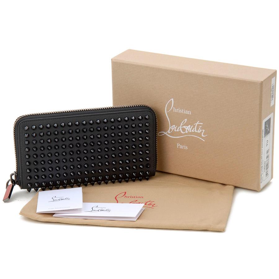 訳あり 箱破れ クリスチャンルブタン ラウンドファスナー長財布