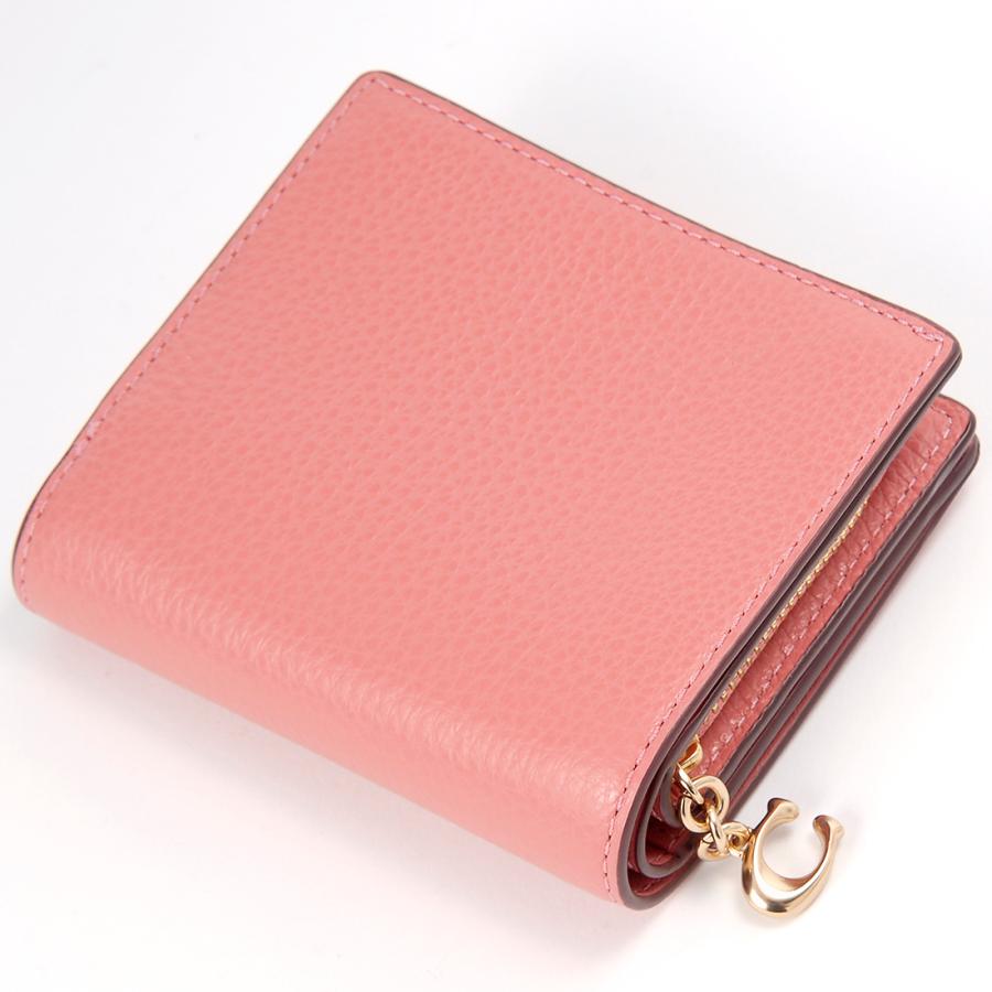 訳あり ファスナーに汚れあり COACH コーチ 二つ折り財布 レディース