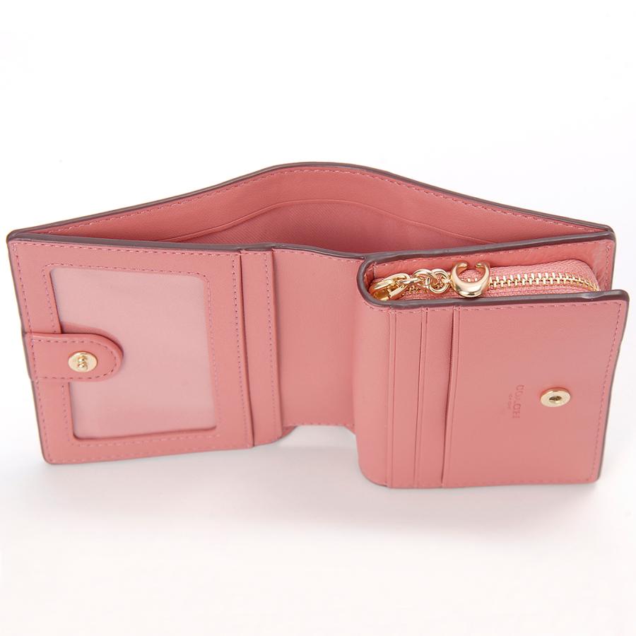 訳あり ファスナーに汚れあり COACH コーチ 二つ折り財布 レディース
