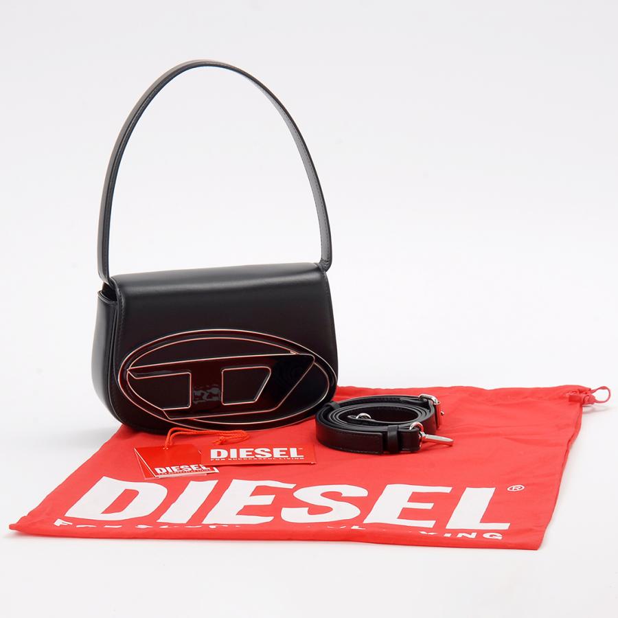 訳あり 背面にあたりあり、カード無し DIESEL ディーゼル ハンドバッグ 