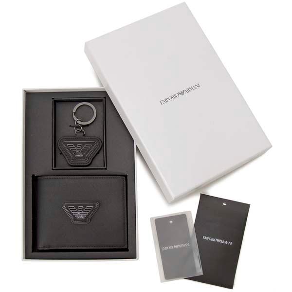 新品未使用 エンポリオアルマーニ 二つ折り財布 キーリング Amazon.co.jp: エンポリオ アルマーニ EMPORIO ARMANI 二つ折り