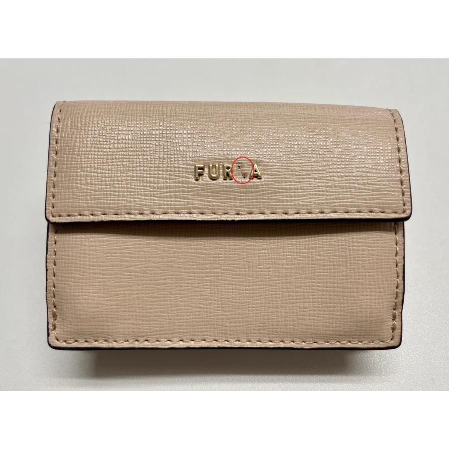 訳あり 箱不良、ロゴ「L」の文字なし フルラ FURLA 財布 三