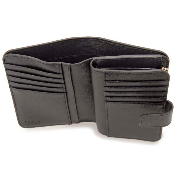 訳あり ホック不良、化粧箱破れフルラ FURLA 二つ折り財布 レディース