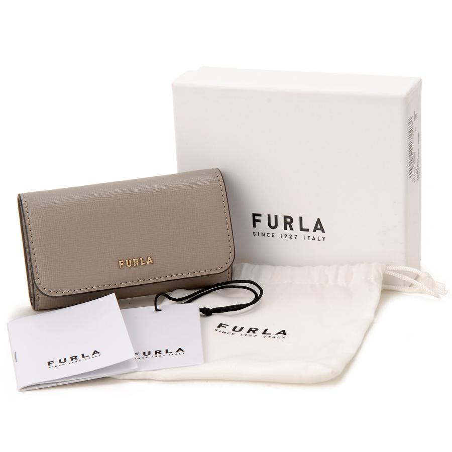 訳あり　箱潰れ、背面に傷あり　FURLA フルラ キーケース レディース グレー PCY2UNO RAC5UNO B30 SBB BABYLON バビロン｜s-select｜05