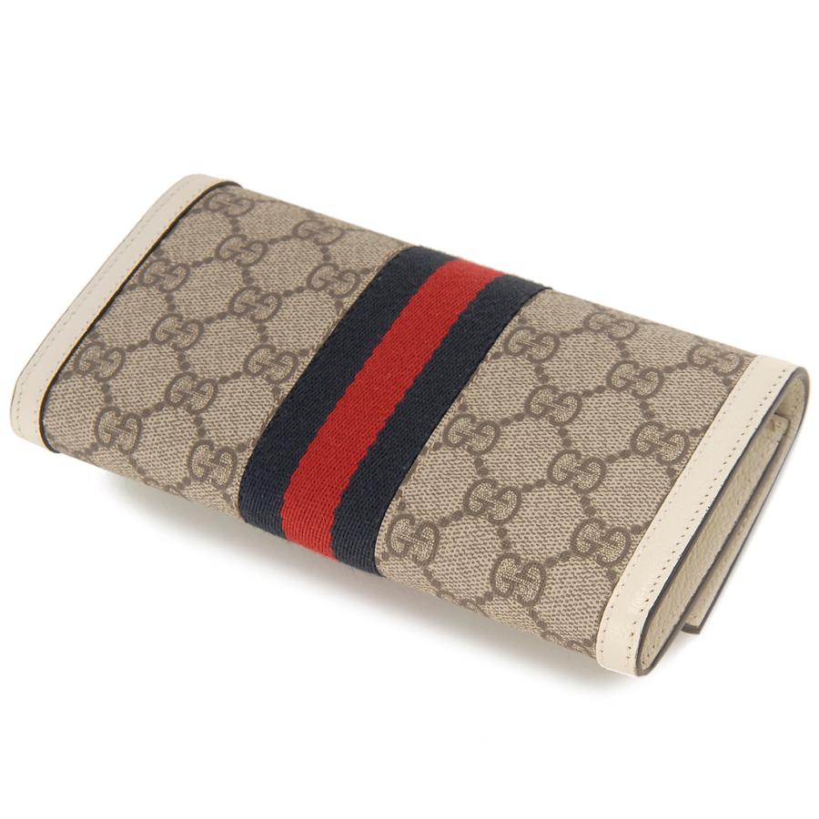 訳あり 箱不良、内側の折り部分に少し黄ばみあり グッチ GUCCI 長財布 