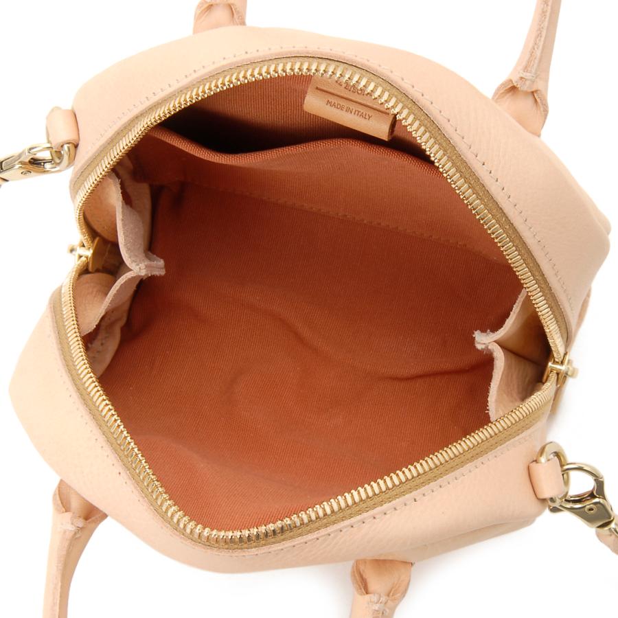 訳あり 表面に複数シミあり イルビゾンテ IL BISONTE ミニハンドバッグ