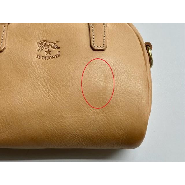 訳あり 正面右側に汚れあり イルビゾンテ IL BISONTE ミニハンドバッグ