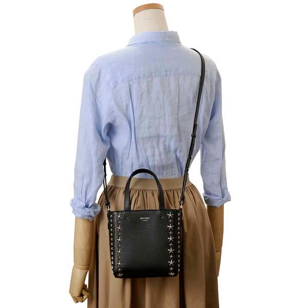 訳あり 保護袋なし JIMMY CHOO ジミーチュウ ミニ トートバッグ