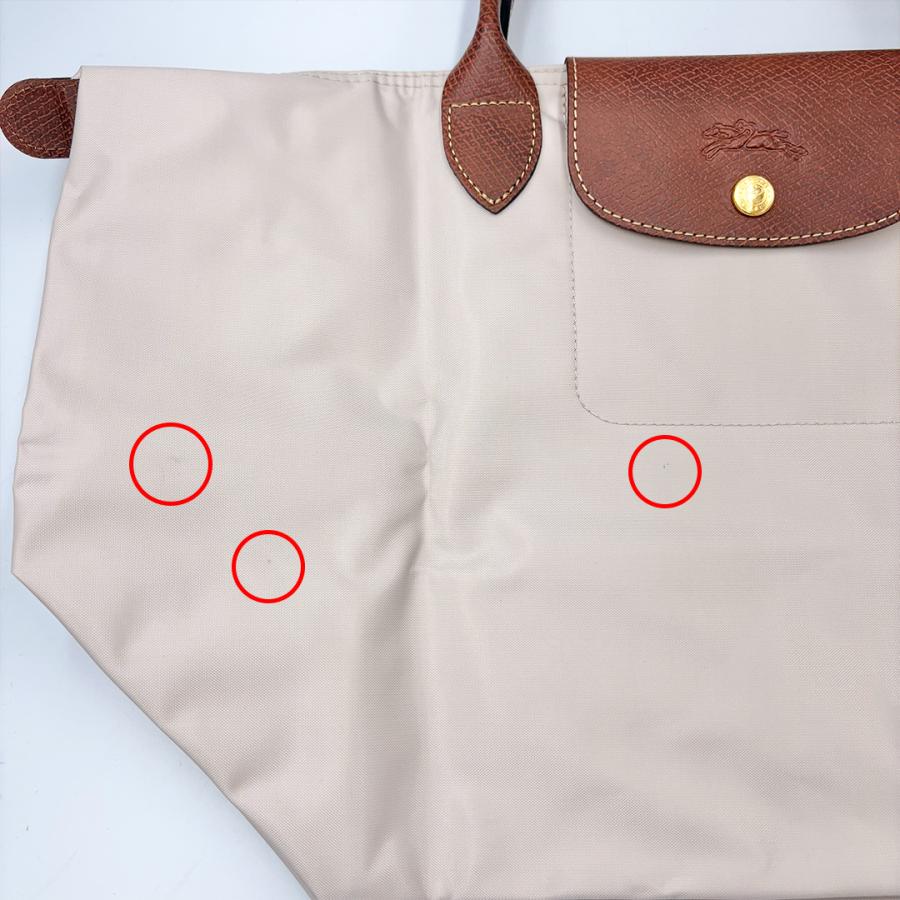LONGCHAMP（ロンシャン） 訳あり 前面、内側汚れあり ハンドバッグ 