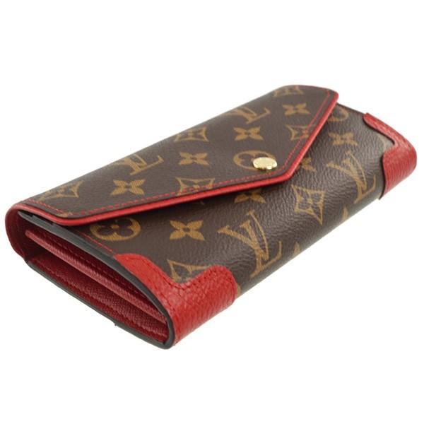 訳あり 内側革たるみ ルイヴィトン LOUIS VUITTON 長財布 M61184 モノグラム ポルトフォイユ・サラ｜s-select｜02