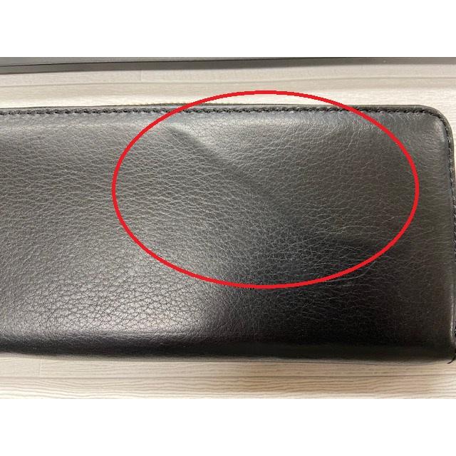 訳あり 背面に異物j混入､正面汚れ ﾏｰｸﾊﾞｲ ﾏｰｸｼﾞｪｲｺﾌﾞｽ  ﾗｳﾝﾄﾞﾌｧｽﾅｰ長財布 0005388-001 ﾌﾞﾗｯｸ ﾚﾃﾞｨｰｽ 新品 訳あり 背面に異物j混入、正面汚れ マークバイ マークジェイコブス