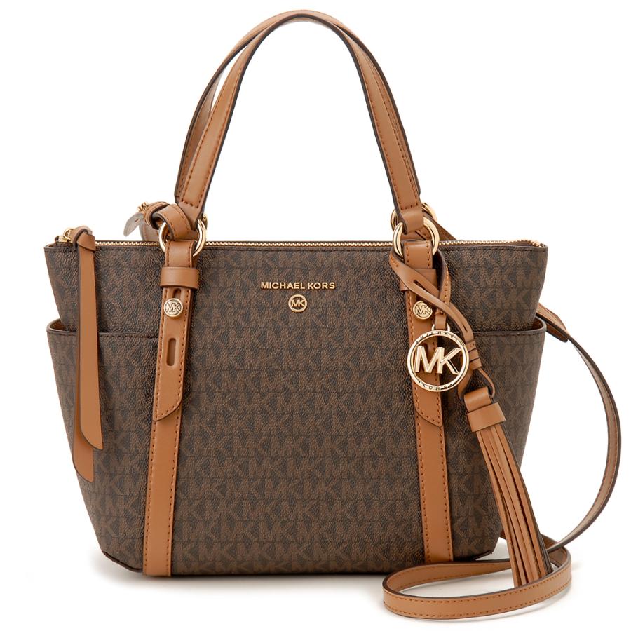 訳あり ファスナー引手、フリンジチャーム部分に汚れあり MICHAEL KORS 
