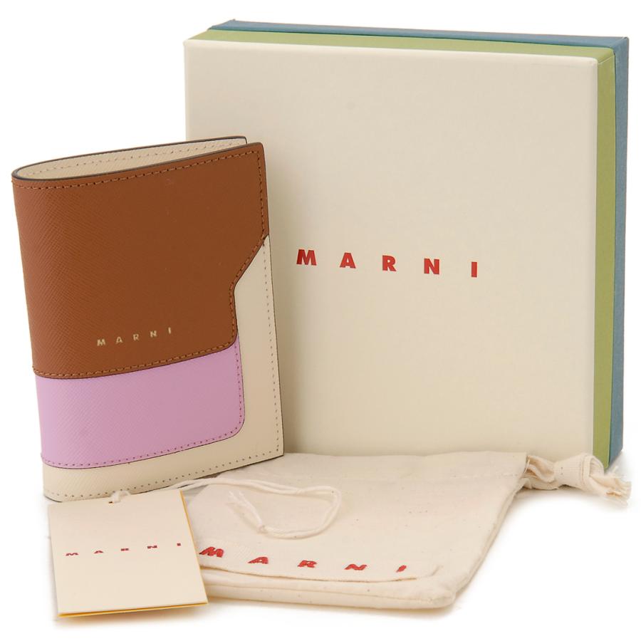 訳あり 箱潰れ MARNI マルニ 二つ折り財布 レディース MRN PFMOQ14U13 