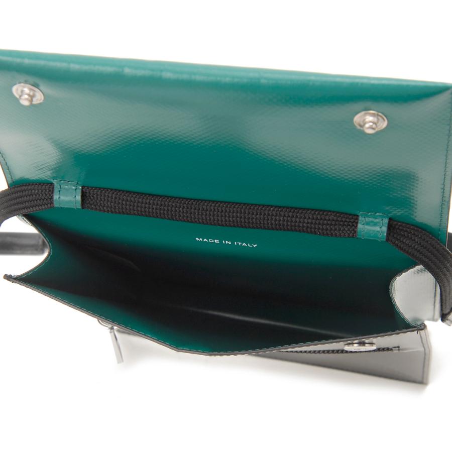 訳あり　ショルダーのヒモ外れ　MARNI マルニ ショルダーバッグ レディース メンズ グリーン SBMQ0036A0 ZO445 POUCH ON STRAP ポーチ オン ストラップ 訳あり ショルダーのヒモ外れ MARNI マルニ ショルダーバッグ