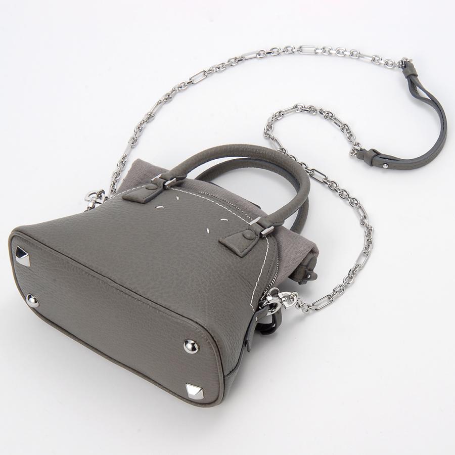 スーパーセール 訳あり　全体的に黄ばみあり　メゾンマルジェラ Maison Margiela ハンドバッグ ホワイト S56WG0081P4455H0157 5AC MICRO BAG　5ACマイクロバッグの画像