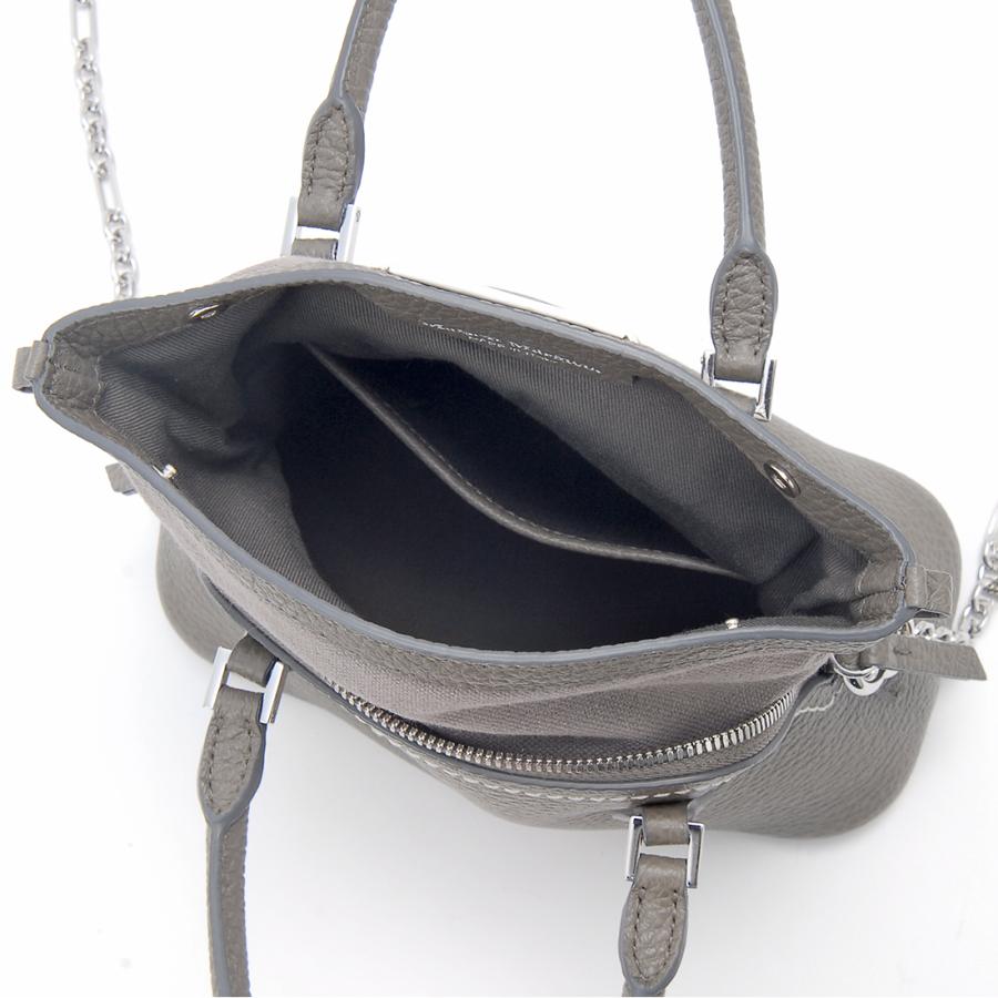 スーパーセール 訳あり　全体的に黄ばみあり　メゾンマルジェラ Maison Margiela ハンドバッグ ホワイト S56WG0081P4455H0157 5AC MICRO BAG　5ACマイクロバッグの画像