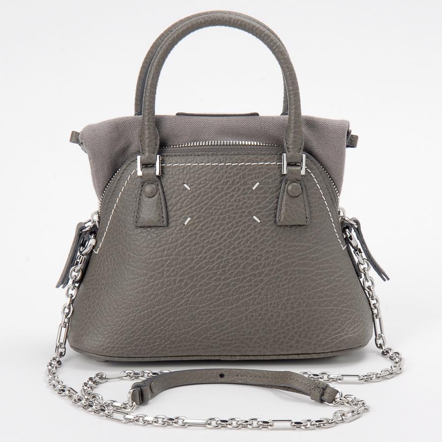 スーパーセール 訳あり　全体的に黄ばみあり　メゾンマルジェラ Maison Margiela ハンドバッグ ホワイト S56WG0081P4455H0157 5AC MICRO BAG　5ACマイクロバッグの画像