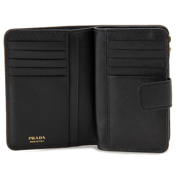 訳あり ホック取れ PRADA プラダ 二つ折り財布 1ML225 QHH F0002 訳あり ホック取れ PRADA プラダ 二つ折り財布 1ML225 QHH F0002
