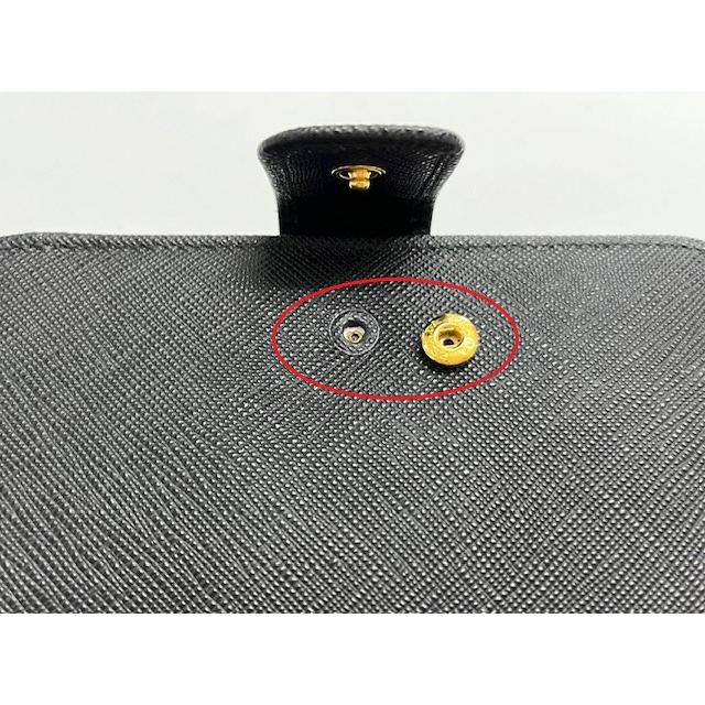 訳あり ホック取れ PRADA プラダ 二つ折り財布 1ML225 QHH F0002 訳あり ホック取れ PRADA プラダ 二つ折り財布 1ML225 QHH F0002