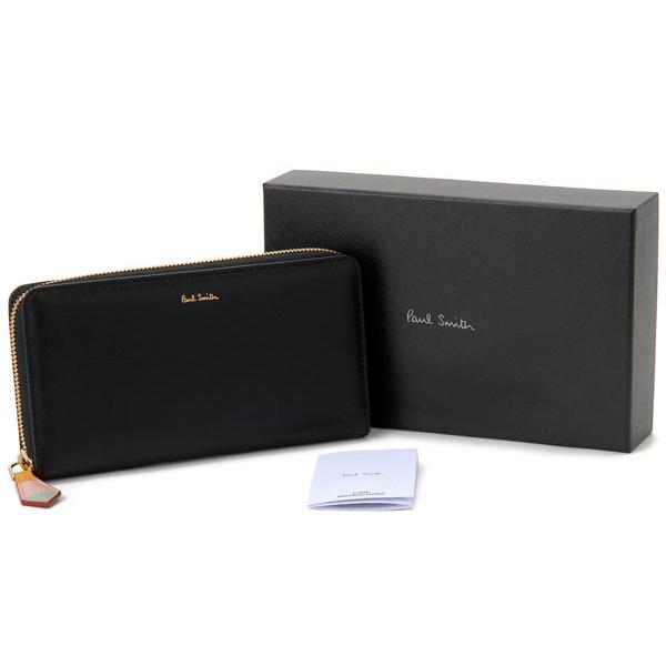 訳あり 箱破損(BOX不良) ポールスミス Paul Smith ラウンドファスナー