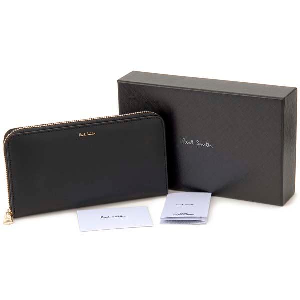Paul Smith 長財布 ブラック　新品未使用　箱付き ポールスミス PAUL SMITH 長財布 ラウンドジップ レザー うさぎ