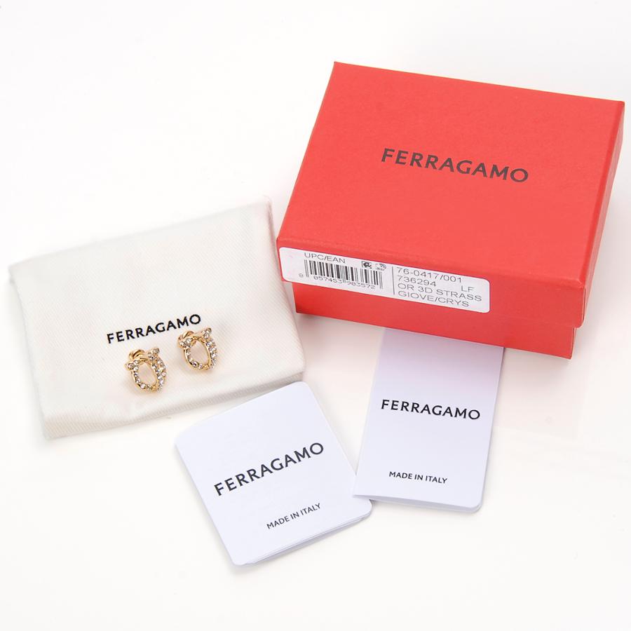 訳あり 箱不良 フェラガモ Ferragamo ピアス レディース ゴールド 76