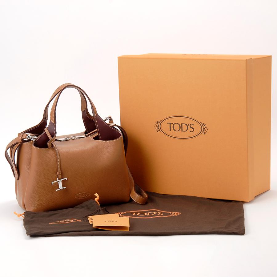 訳あり 箱汚れ、持ち手にコバ汚れあり TOD'S トッズ
