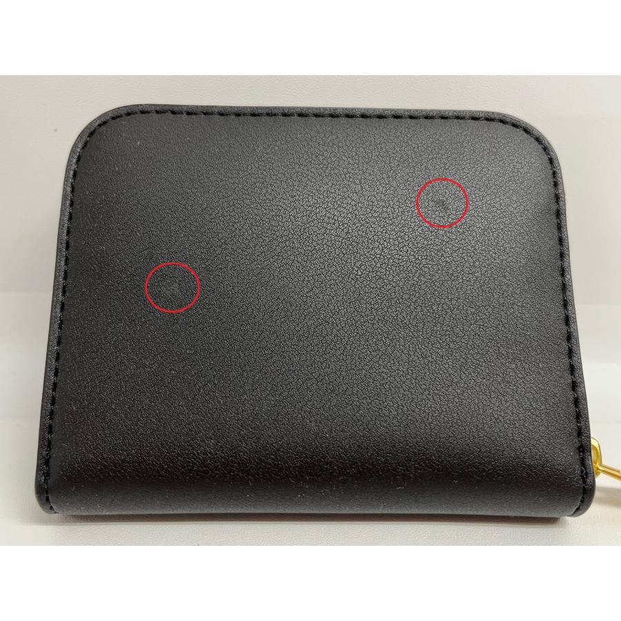 訳あり　背面に傷、汚れあり　TORY BURCH トリーバーチ 二つ折り財布 レディース ブラック 157505 001 ELLA 訳あり 背面に傷、汚れあり TORY BURCH トリーバーチ 二つ折り財布