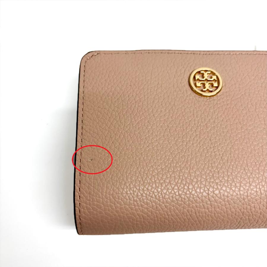 TORY BURCH（トリーバーチ） 訳あり 正面左側革剥がれあり 二つ折り