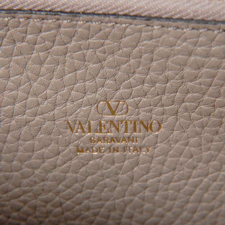 ボーナスストアPlus10％対象店 訳あり　説明冊子なし　VALENTINO ヴァレンティノ 長財布 レディース トープ 3W2P0645VSH NB9 ROCKSTUDの画像