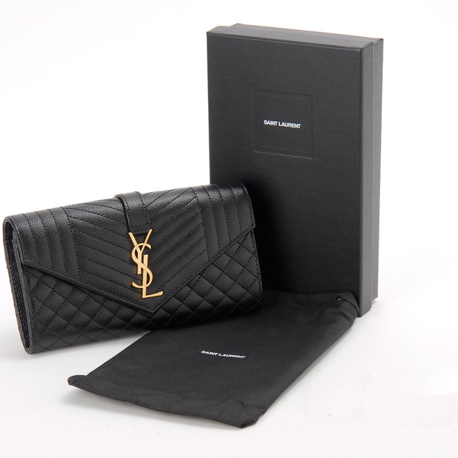 SAINT LAURENT 長財布 黒 箱無し