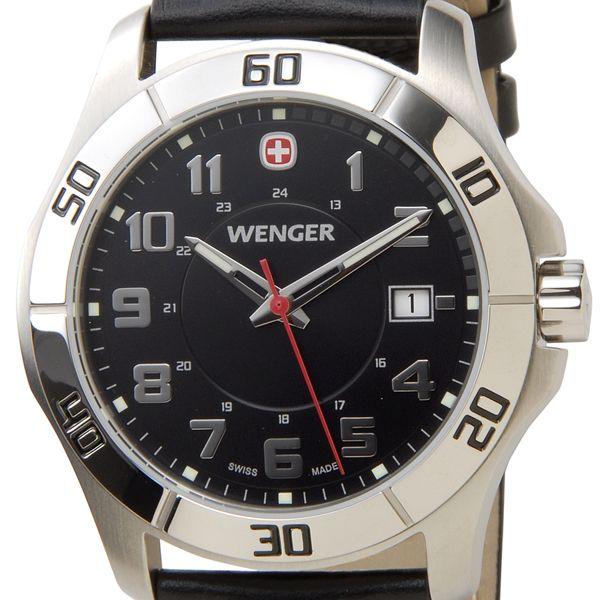ウェンガー WENGER 70485 メンズ腕時計 ALPINE アルバイン ブラック/シルバー ミリタリー アウトドア ブランド ブランド